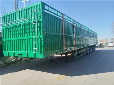 Camion semi-remorque de type conteneur